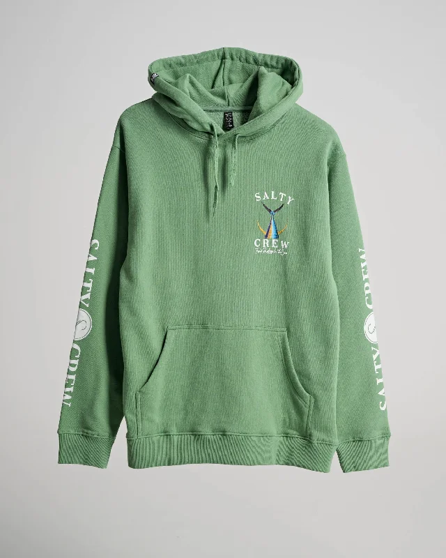 TAILED PREMIUM HOODY - Sage green