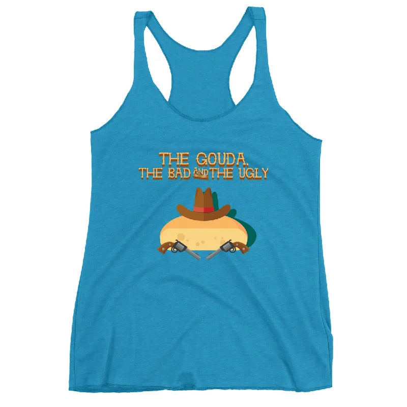 Movie The Food™ ""The Gouda, The Bad, The Ugly"" Women's Racerback Tank Top