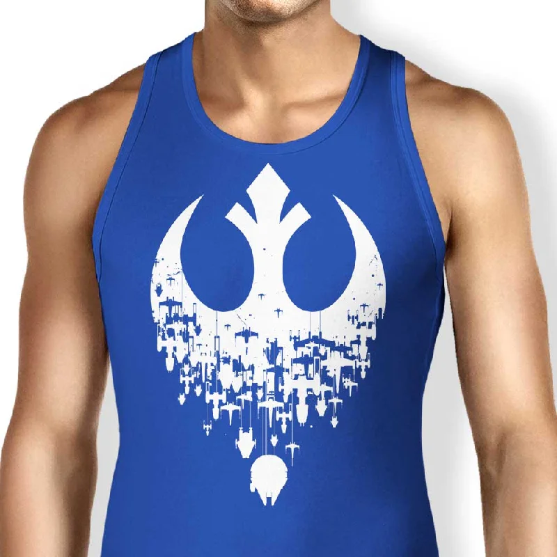 Unisex Tank Top / Blue / XS