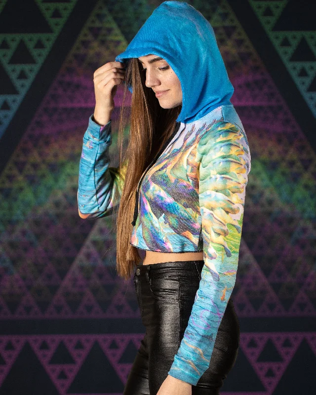 Theros Crop Hoodie