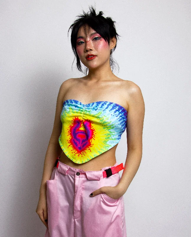 TIE DYE HIPPY TOP