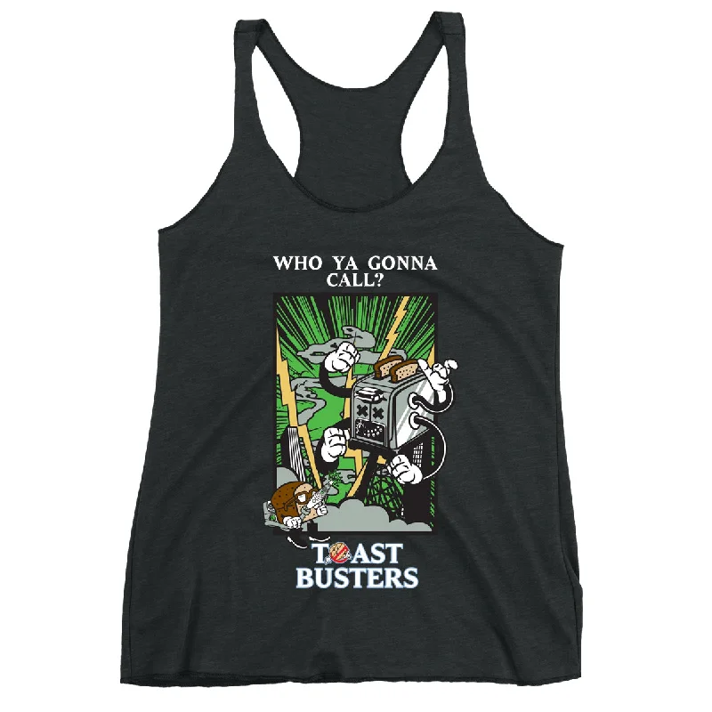 Movie The Food™ ""Toastbusters"" Women's Racerback Tank Top