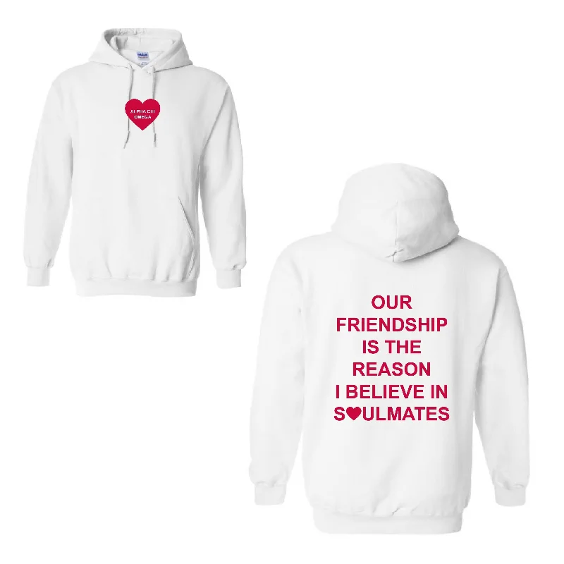 White Soulmates Hoodie