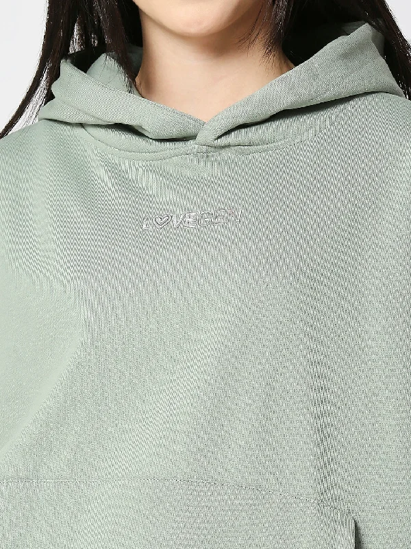 Women’s Oversized Mint Hoodie