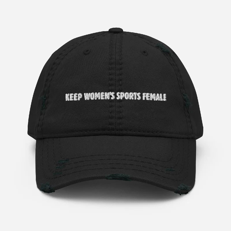 Women’s Sports | Distressed Baseball Hat