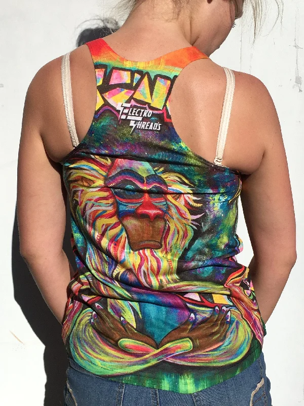 Meditating Rafiki RacerBack Tank