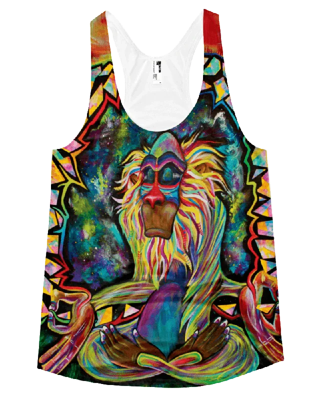 Meditating Rafiki RacerBack Tank