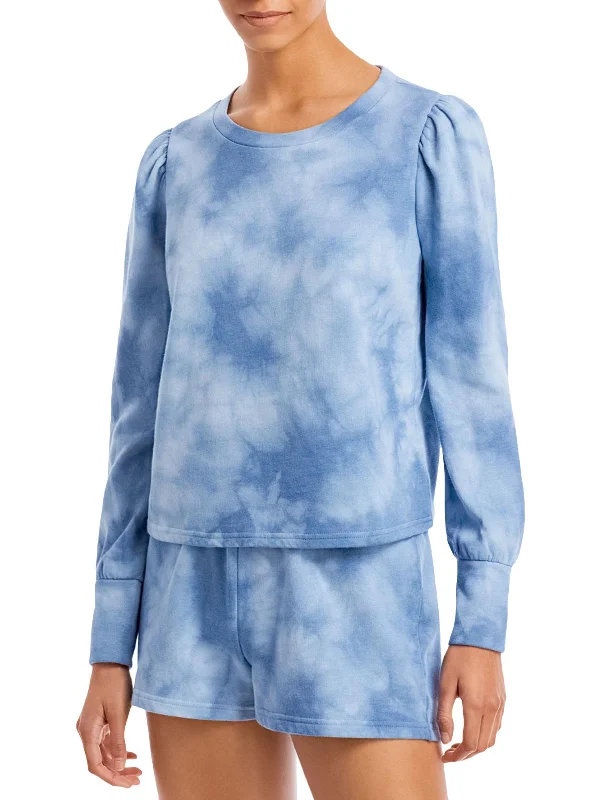 Womens Tie-Dye Crew Sweatshirt