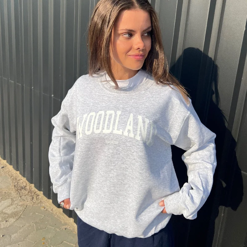 WOODLAND SWEATSHIRT - GRÅ