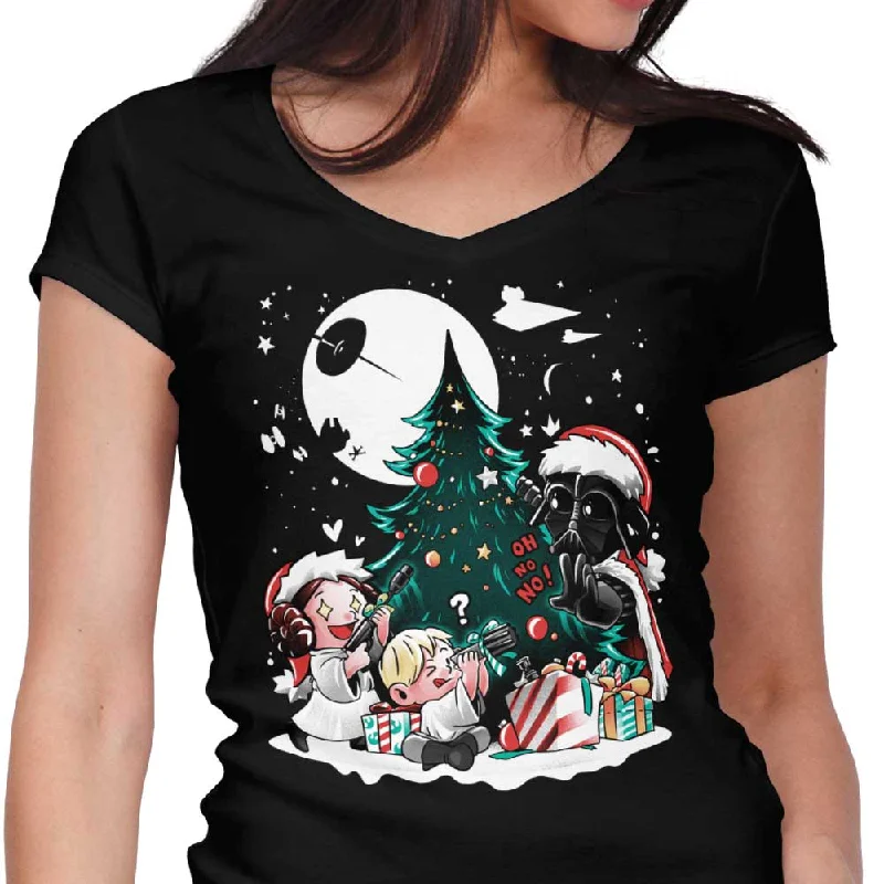 Christmas in the Stars - Women's V-Neck