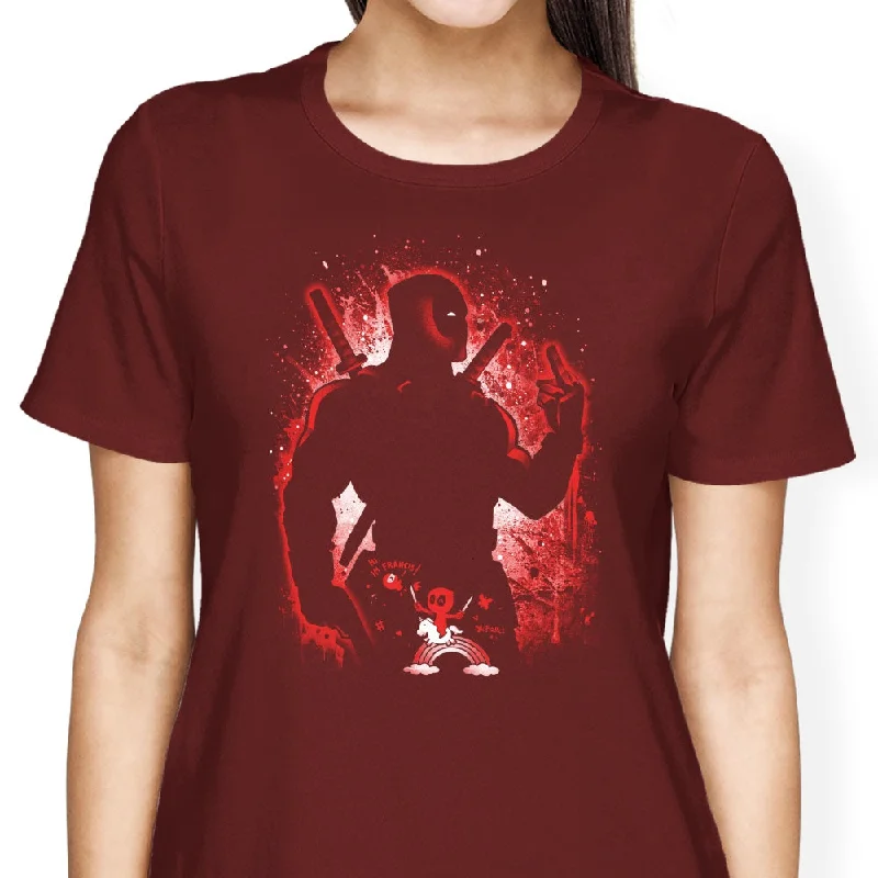 Women's T-Shirt / Maroon / S