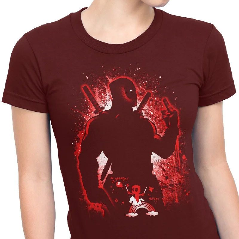 Women's Premium T-Shirt / Maroon / S