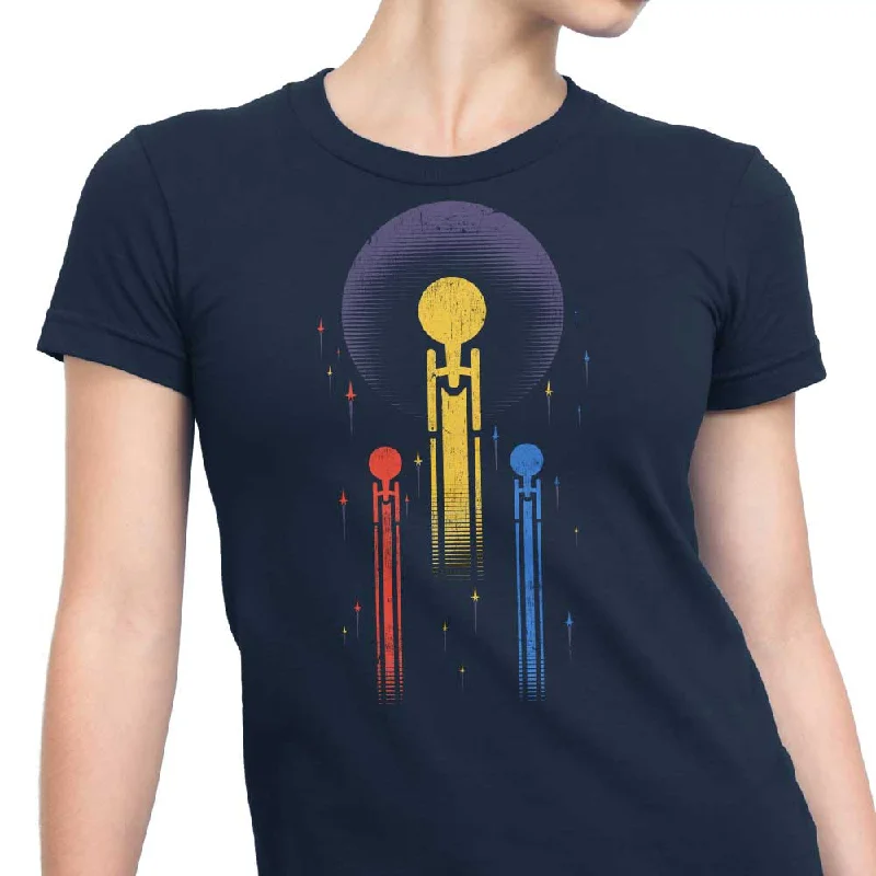 Women's Premium T-Shirt / Navy / S